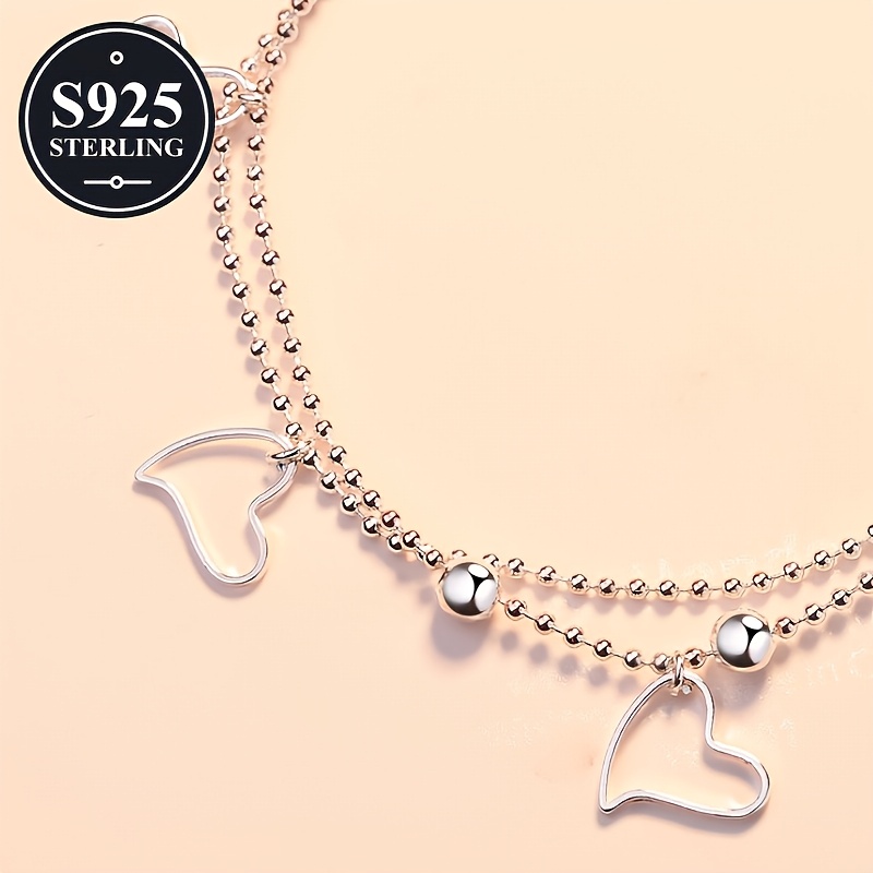 Women's Heart Anklet, Exquisite Gift for Best Friend
